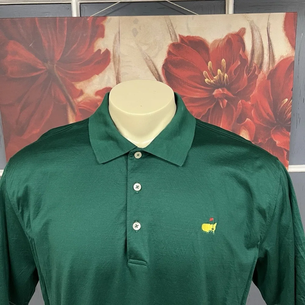 Vintage Masters Collection Soft Knit Polo Golf Shirt Mens XL Relaxed Fit Pima